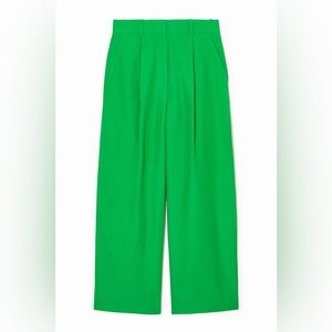 COS TAILORED LINEN-BLEND TROUSERS